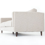 Elijah 92" Sofa Clancy Beige Performance Fabric Angled View