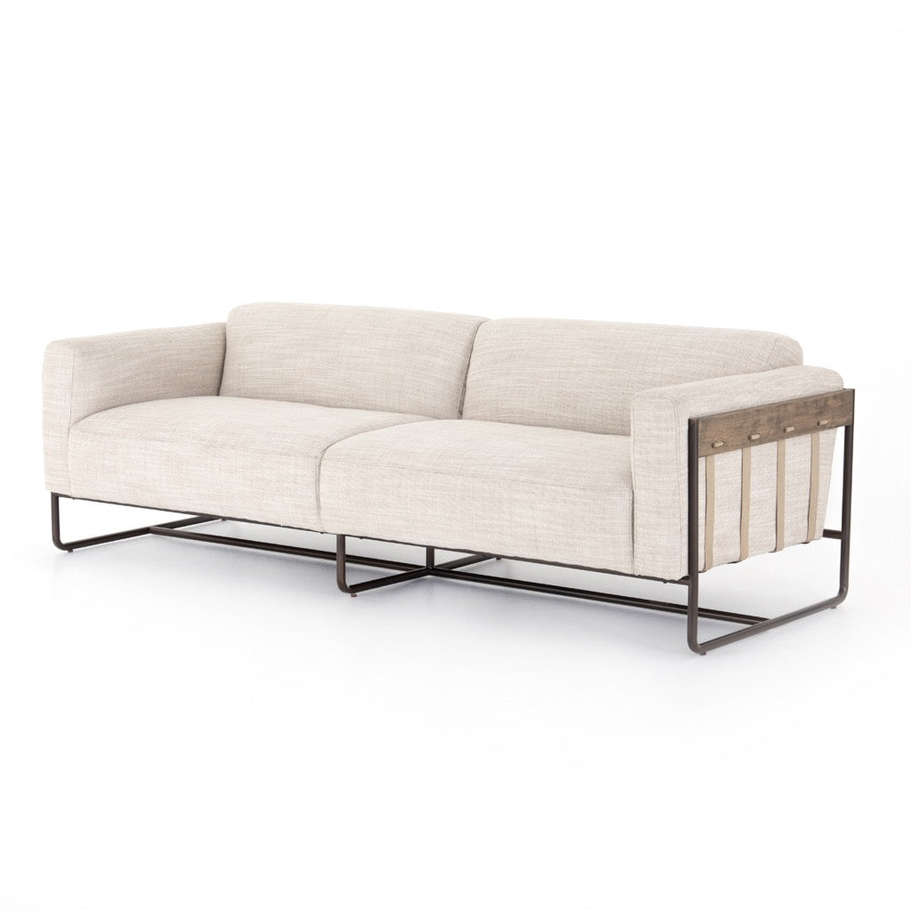 Ella Sofa Gable Taupe Four Hands