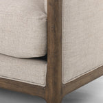 Four Hands Ellsworth Sofa Alcala Wheat Parawood Frame