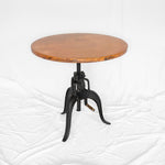 Round Copper Bistro Table