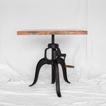 Industrial Copper bistro table edison