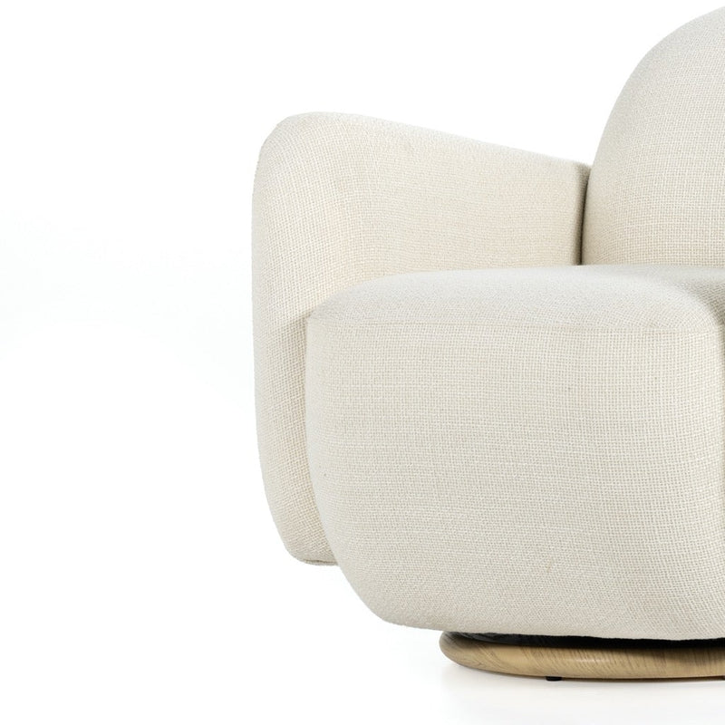 High performance fabric swivel chair