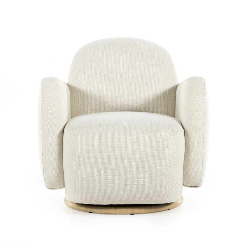 Enya Swivel Chair Gibson White