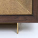 modern brass front sideboard