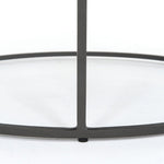 Evelyn Round Nesting Coffee Table Iron Legs