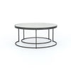 Evelyn Round Nesting Coffee Table Compact View