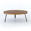 Exeter Coffee Table Blonde Guanacaste Wood Four Hands