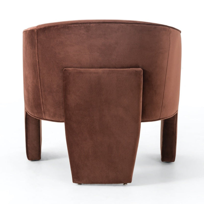 Modern Accent Chair Back View