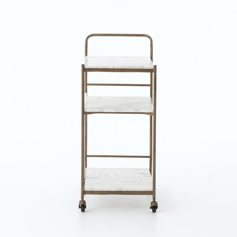 Felix Rectangular Bar Cart Front View