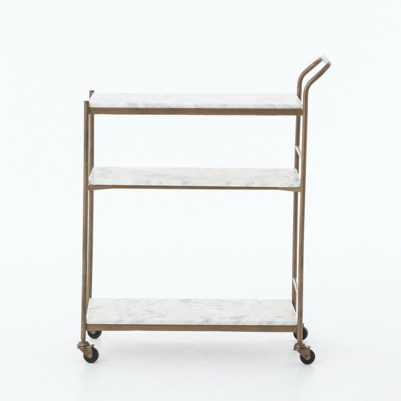 Felix Rectangular Bar Cart Side View