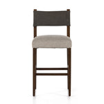 Ferris Bar Stool Nubuck Charcoal Front View 227893-005
