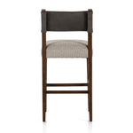 Ferris Bar Stool Nubuck Charcoal Back View 227893-005
