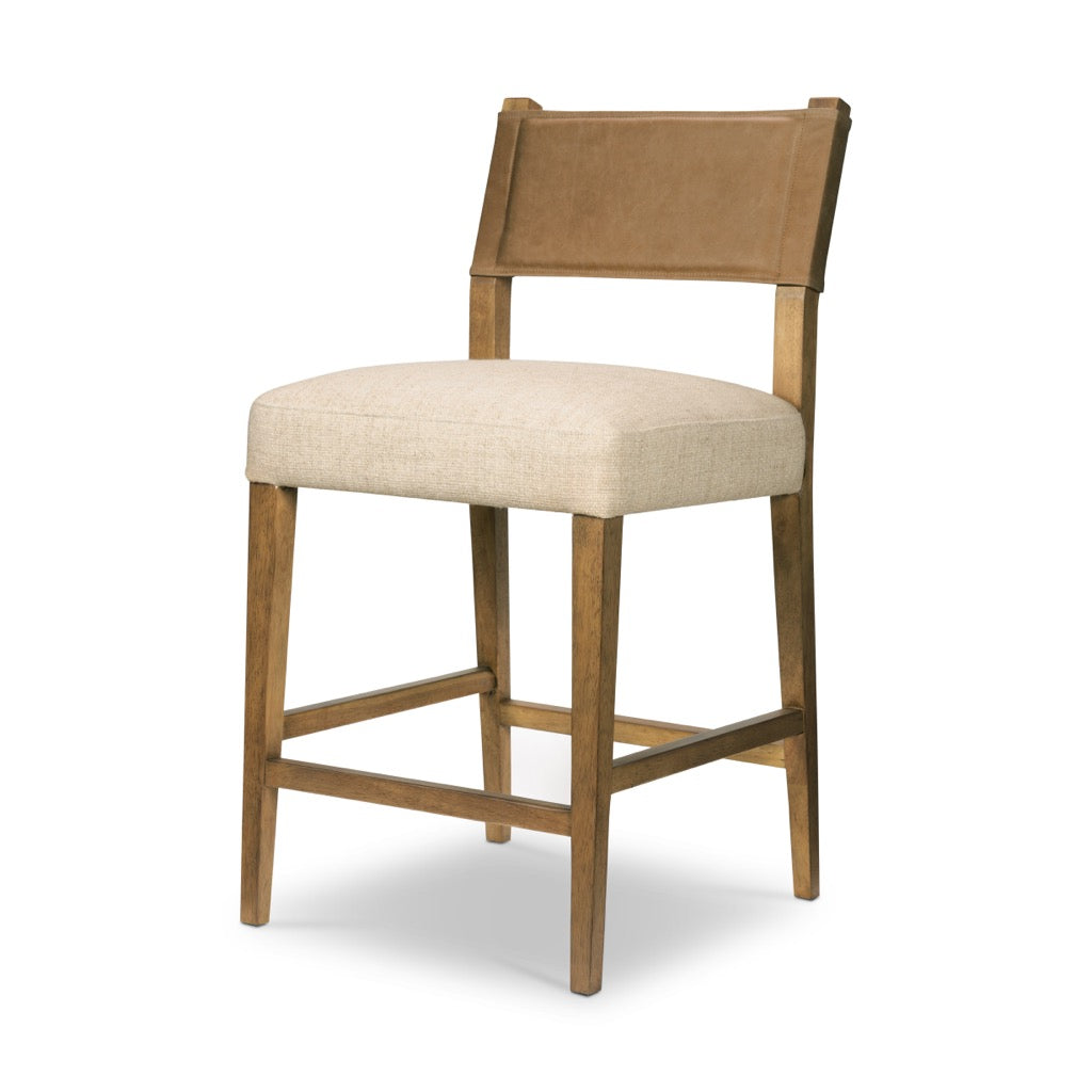 Ferris Counter Stool Winchester Beige Angled View 227893-004
