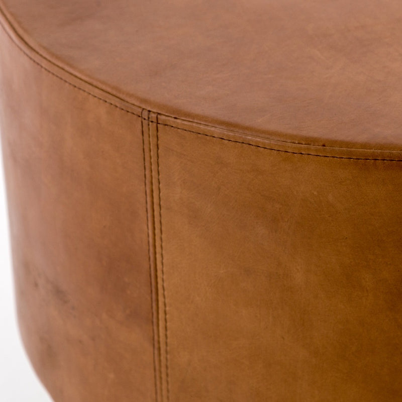 Flint Bunching Table - Leather Detail