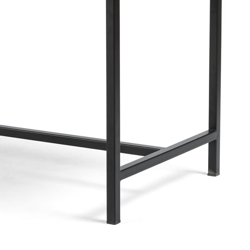 Gabine Accent Bench - Iron Leg Detail