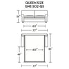 Gaines Queen Size Comfort Sleeper Sofa