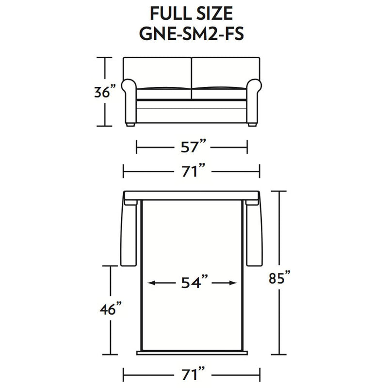 Gaines Full Size Comfort Sleeper Sofa