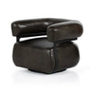 Gareth Swivel Chair Deacon Wolf Four Hands Angled View 228252-003
