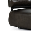 Gareth Swivel Chair Deacon Wolf Top Grain Leather Seating Four Hands