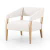 Gary Club Chair Knoll Natural Angled View 105567-006
