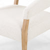 Four Hands Gary Club Chair Knoll Natural Blonde Ash Armrest