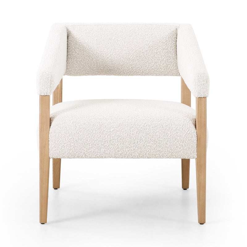 Four Hands Gary Club Chair Knoll Natural Front View