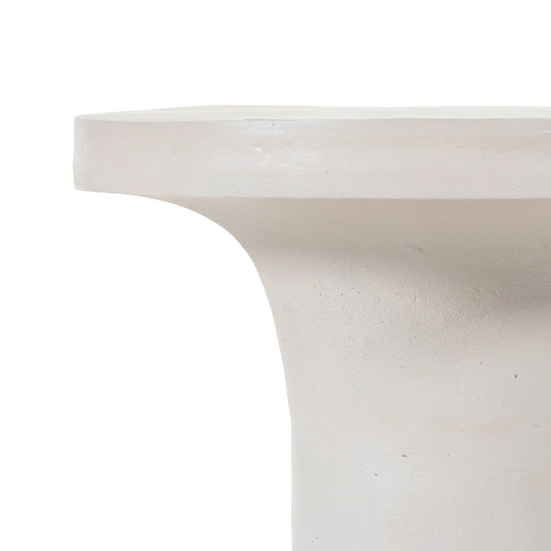 Gin End Table Matte White