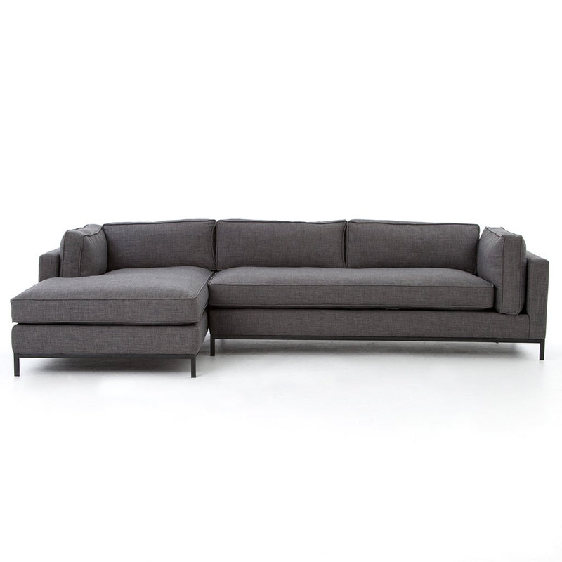 Grammercy Sectional Sofa - Bennett Charcoal UATR-001-BCH Four Hands Furniture