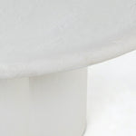 Grano Dining Table - Plaster Molded Concrete Rounded Top Detail