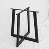 Black Iron Dining Table Base