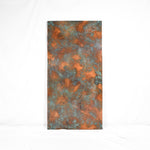 Hammered Copper Rectangle Tabletop - Verde Medley Finish - Artesanos