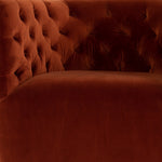 Tufted Velvet Swivel Chair