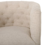 Hanover Swivel Chair Thames Cream Tufted Backrest 106090-012
