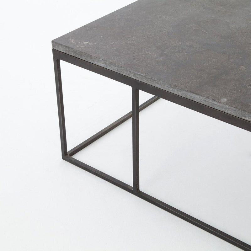 Harlow Small Coffee Table Gunmetal Base