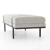 Harris Accent Bench - Knoll Domino Angle View