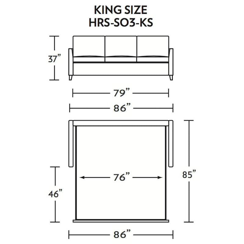 Harris King Size Sleeper Sofa