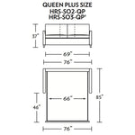 Harris Queen Plus Size Sleeper Sofa