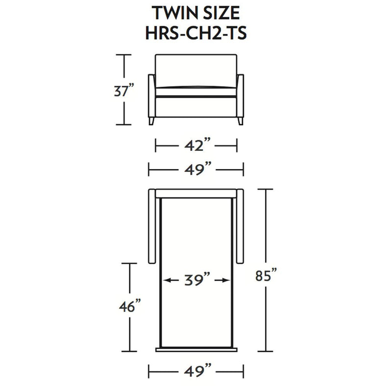 Harris Twin Size Sleeper Sofa