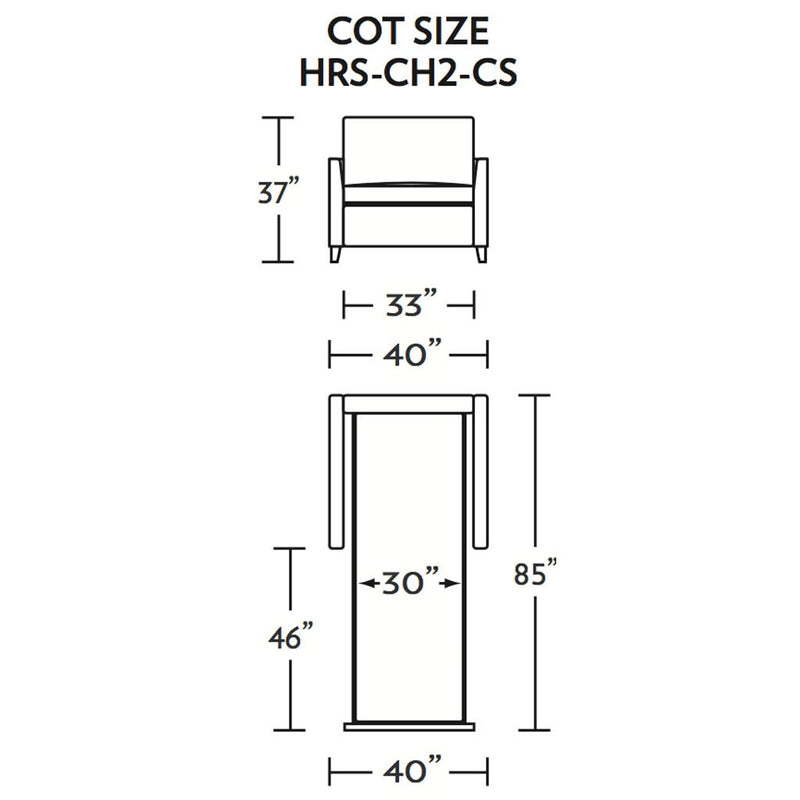 Harris Cot Size Sleeper Sofa