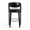 Four Hands Hawkins Bar Stool Sonoma Black Back View