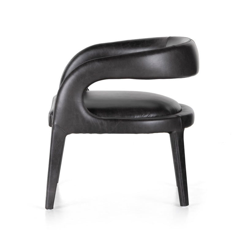 Hawkins Chair Sonoma Black Side View 226537-004
