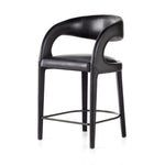 Hawkins Counter Stool Sonoma Black Angled View 230067-016
