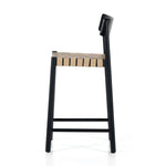 Heisler Bar Stool Black side view