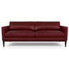 Henley Leather Sofa by American Leather Capri Poppy