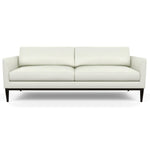 Henley Leather Sofa by American Leather Capri White