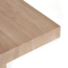 Four Hands Hudson C Table Ashen Walnut Veneer Edge Detail