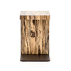 Four Hands Hudson C Table Spalted Primavera Front View