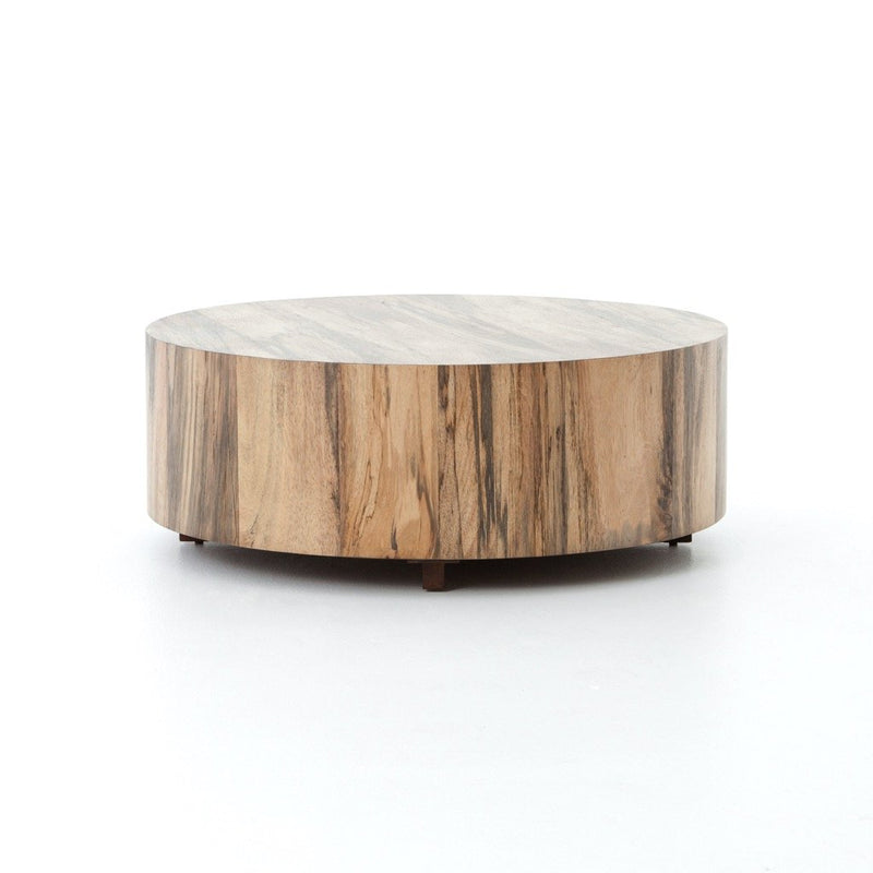 Spalted Primavera Hudson Round Coffee Table