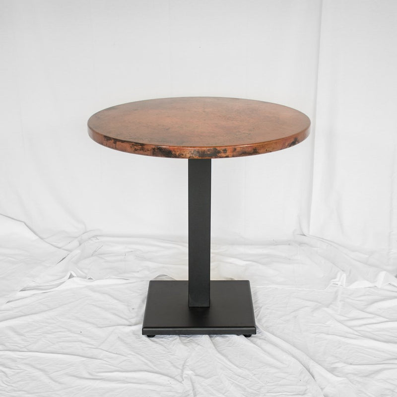 copper dining table