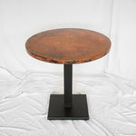 commercial grade copper restaurant table